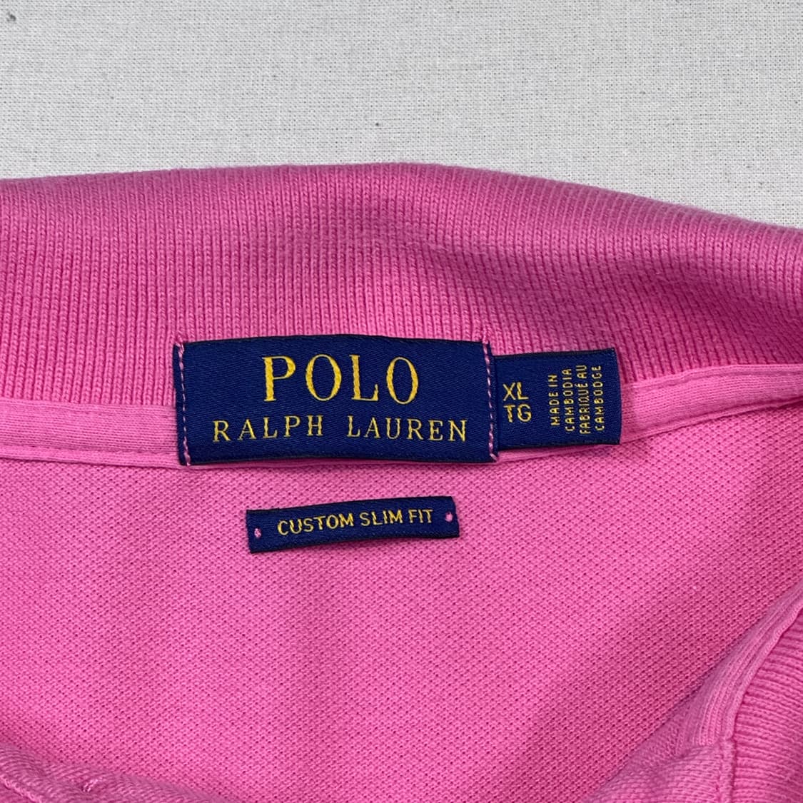 XL) 폴로 랄프로렌 클래식 반팔 카라티 PK 핑크 상품이미지6