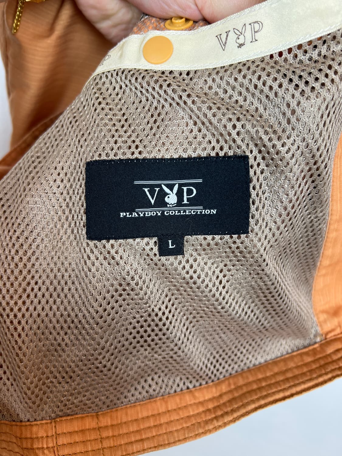 O174 Playboy  오렌지 메쉬 안감  베스트 L 상품이미지3
