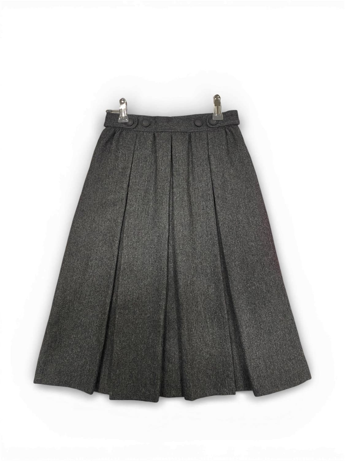 일본st 챠콜 미디 스커트  상품이미지1