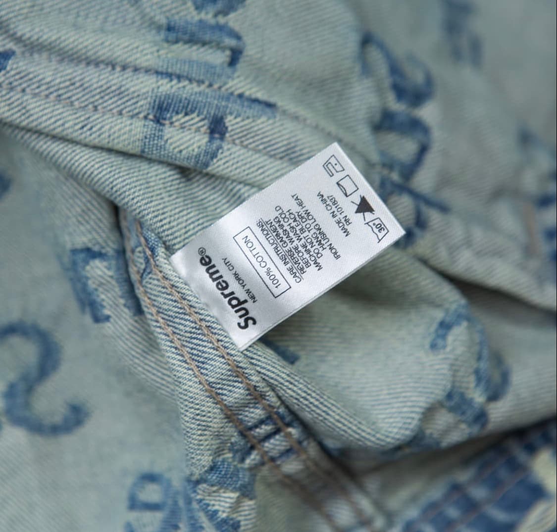 슈프림 플레이드 로고 자켓 상품이미지4