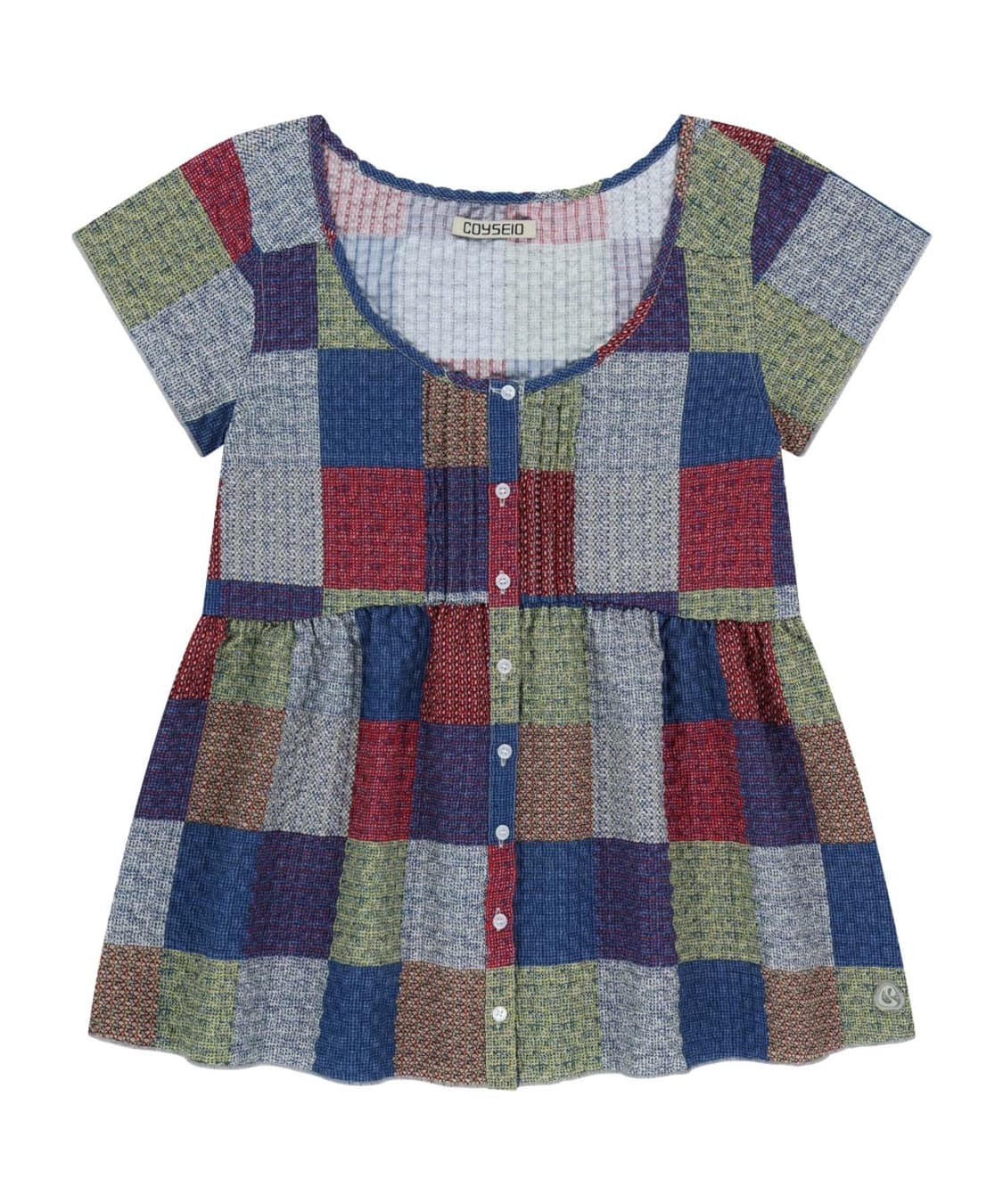 코이세이오 pintuck blouse multi 상품이미지1