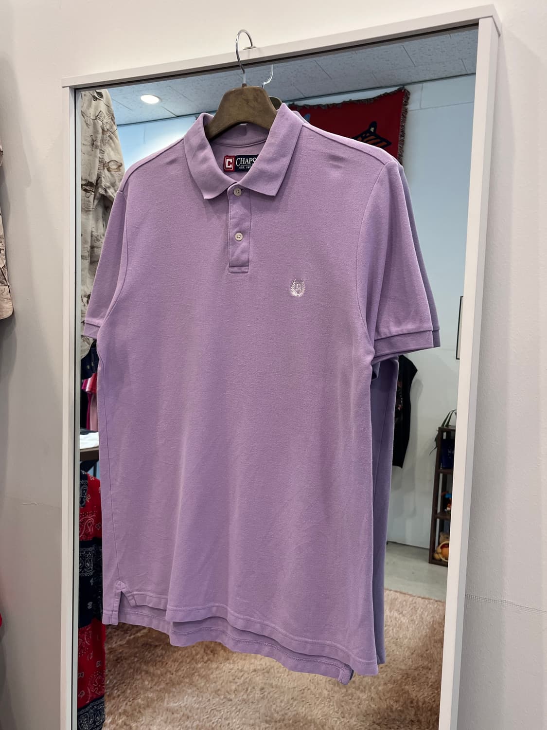 Chaps RL 챕스 랄프로렌 카라티 pk 반팔 티셔츠 (purple) 상품이미지1