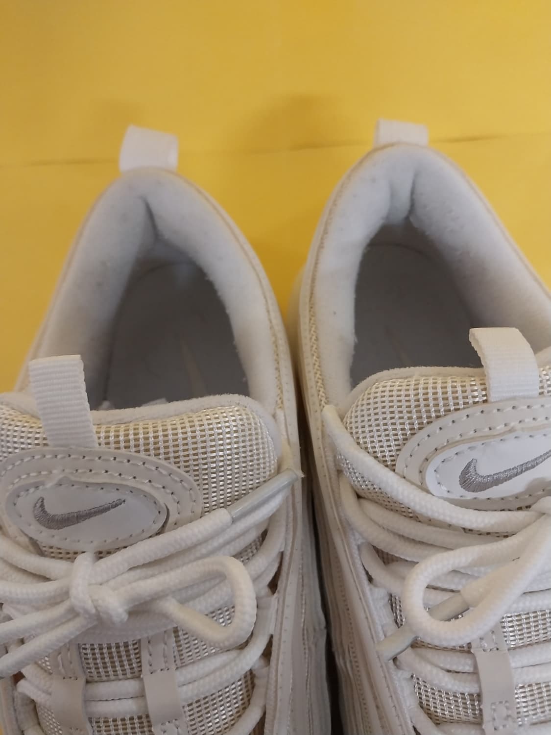 남성 나이키 에어맥스 97 트리플화이트 운동화 (260) 상품이미지5