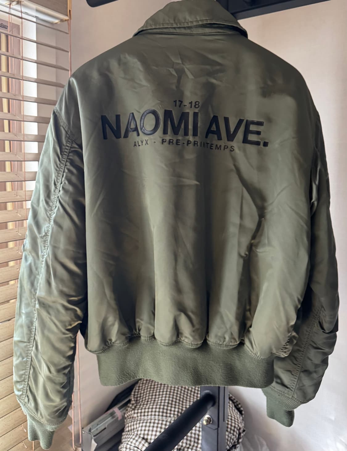 알릭스 x 알파인더스트리 나오미 naomi 봄버 ma-1 자켓 XL 상품이미지5