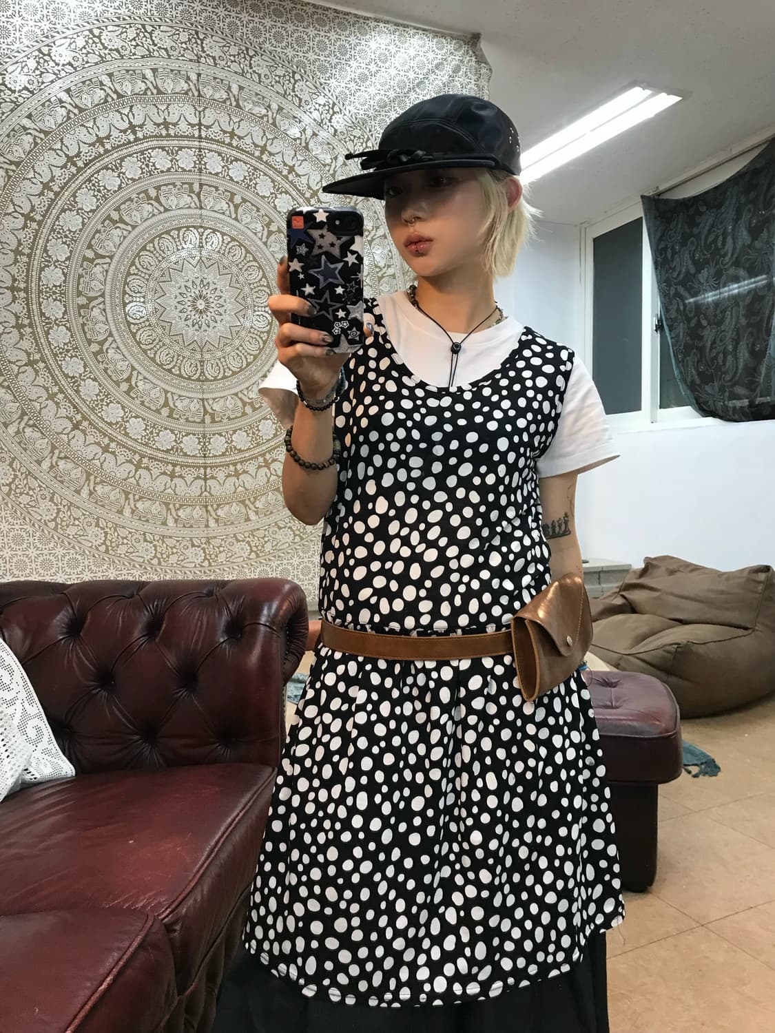 리얼레더 소가죽 벨트 미니백 상품이미지7