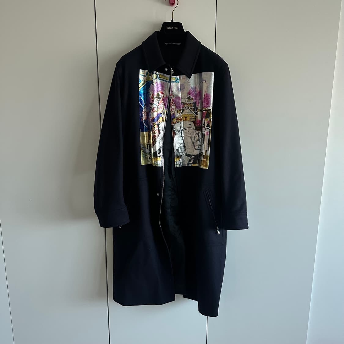 발렌티노 피에르파올로피치올리기 스페이스 프린트 코트 상품이미지9