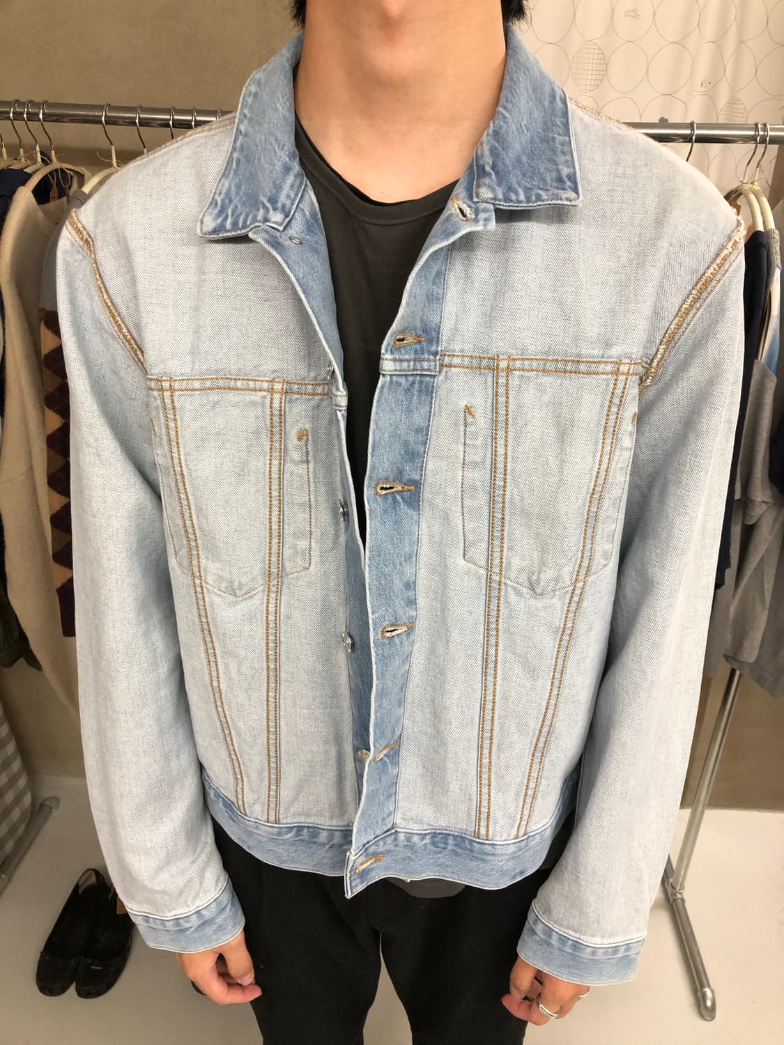 Helmut lang 리버스 데님 자켓 M 상품이미지2