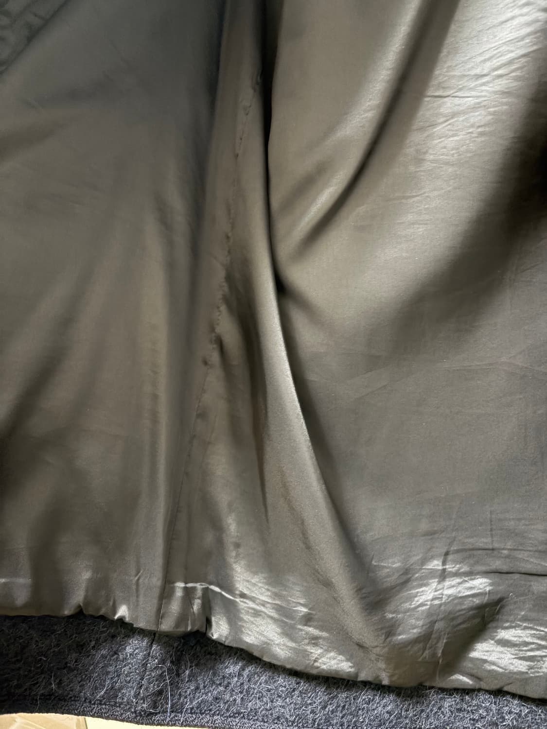 킨더살몬 Wolly half coat navy 하프코트 상품이미지5