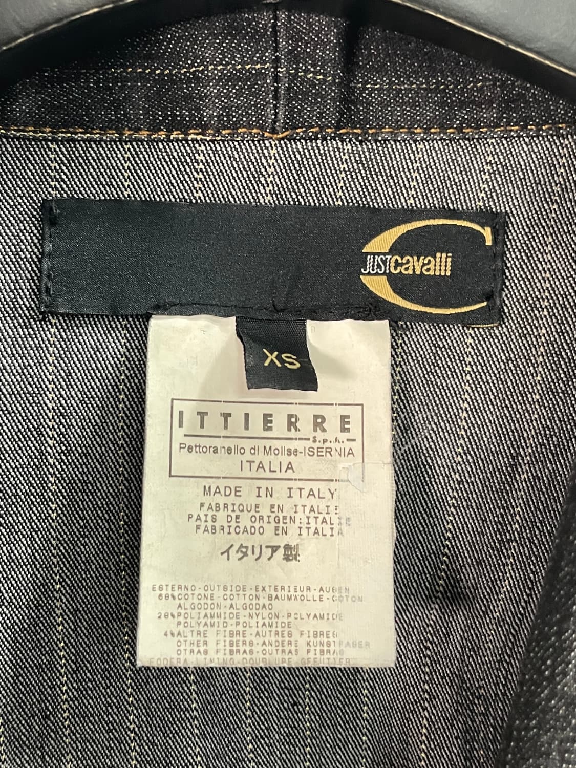 저스트 카발리 우먼스 데님 블레이저 자켓 (on.698) 상품이미지7