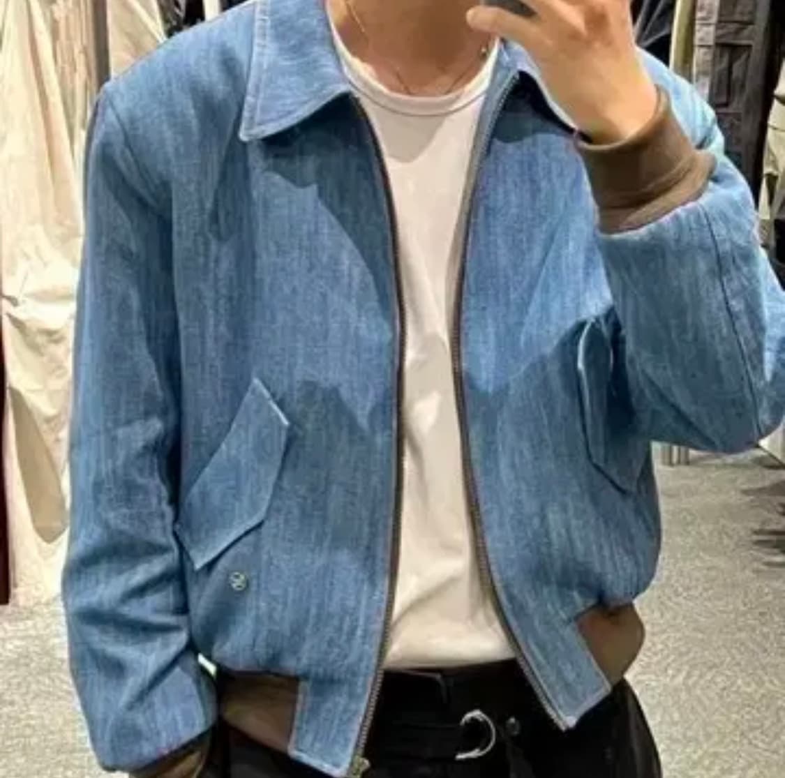 [L]렉토 바스티아 데님 자켓 블루종 상품이미지3