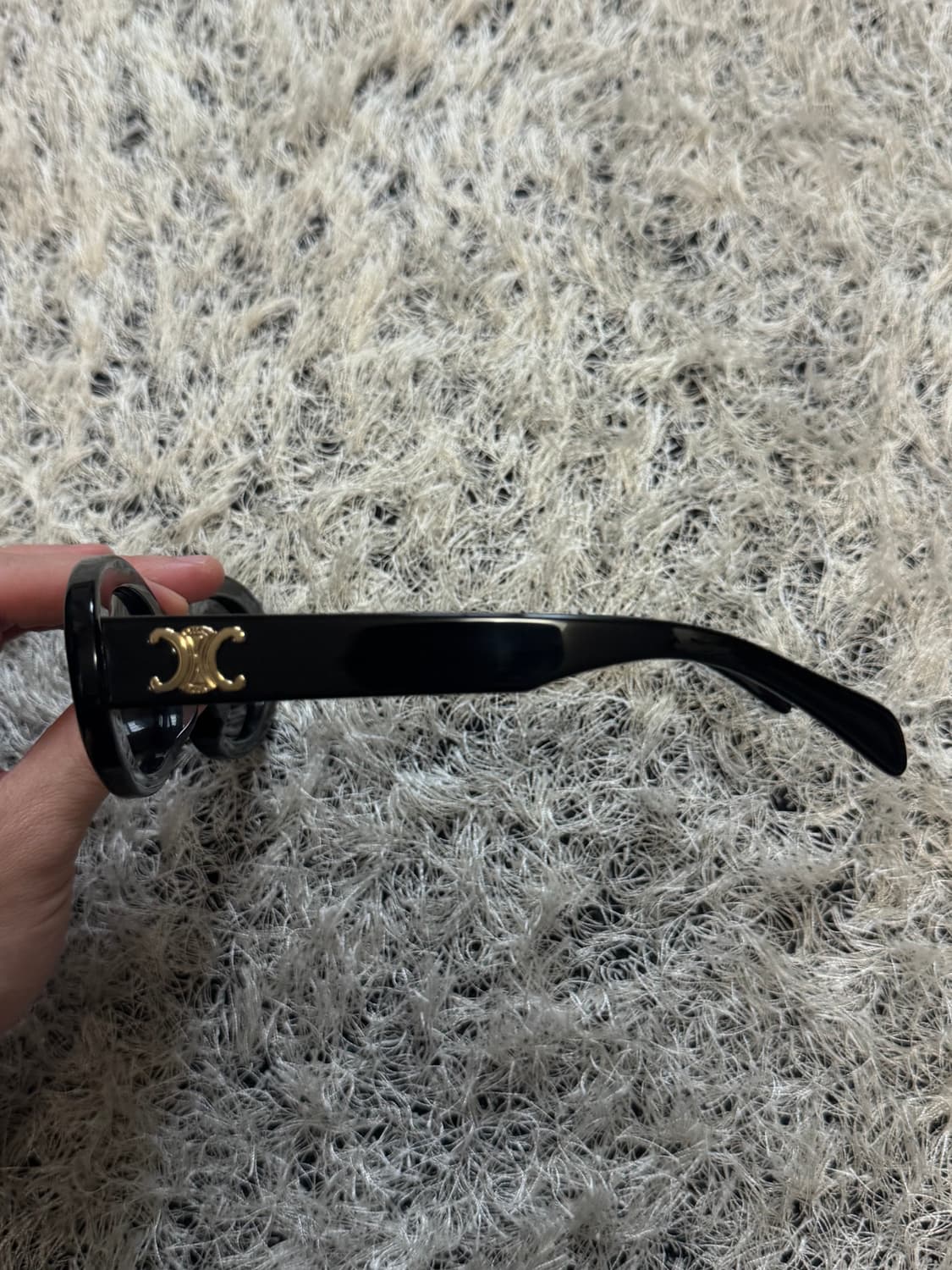 셀린느(celine) 아세테이트 트리옹프 01 선글라스 블랙 상품이미지4