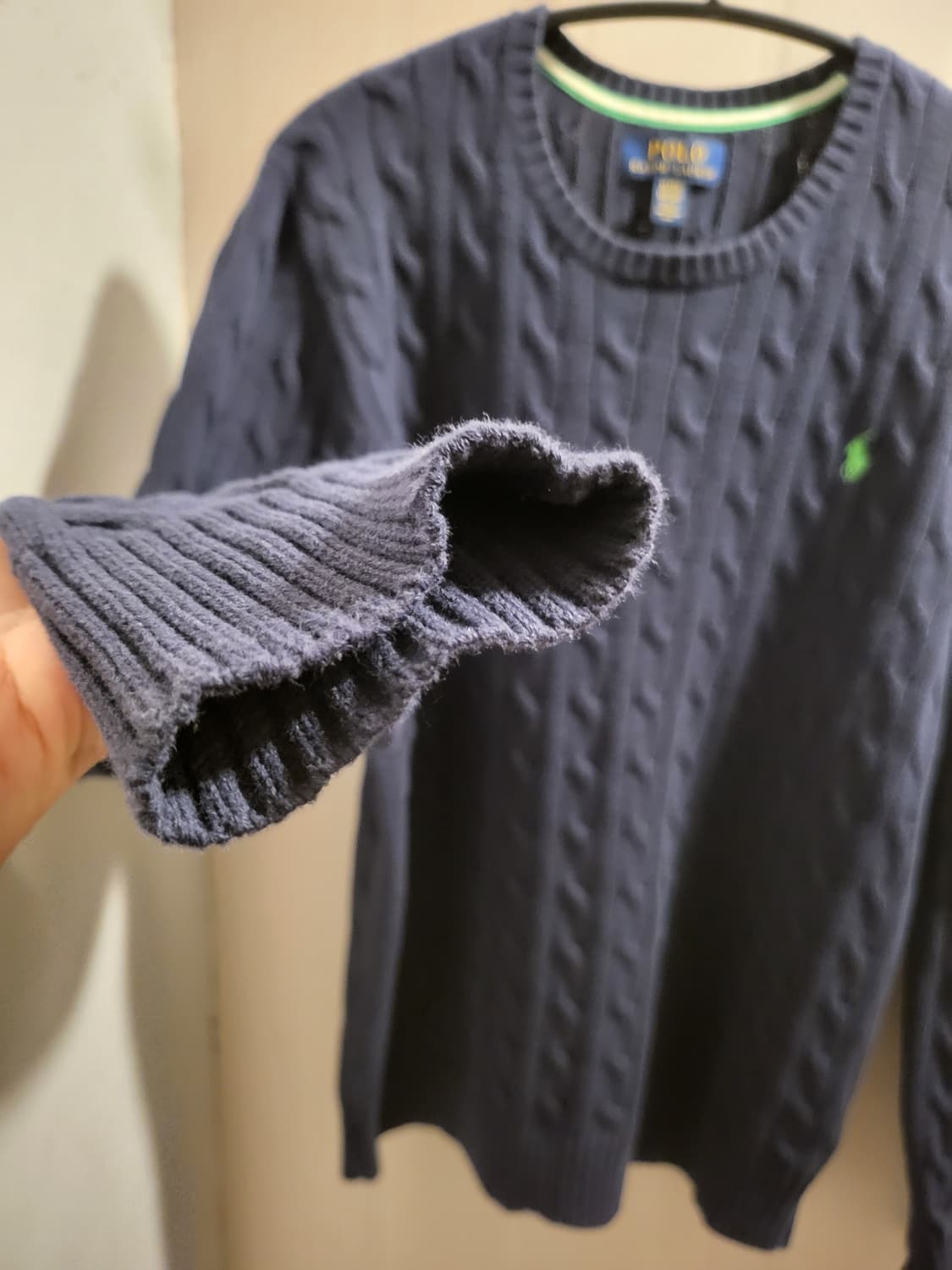 [95]폴로 랄프로렌 네이비 케이블 니트 상품이미지6