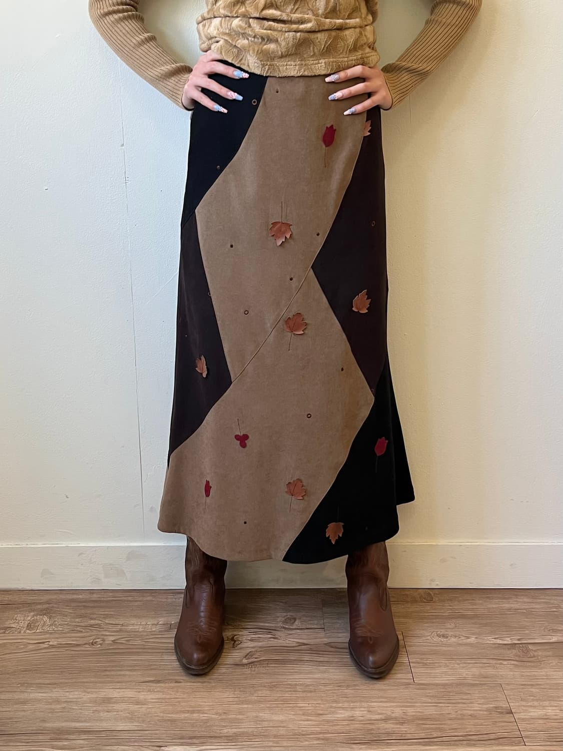 YONGI 패치 스커트 상품이미지6