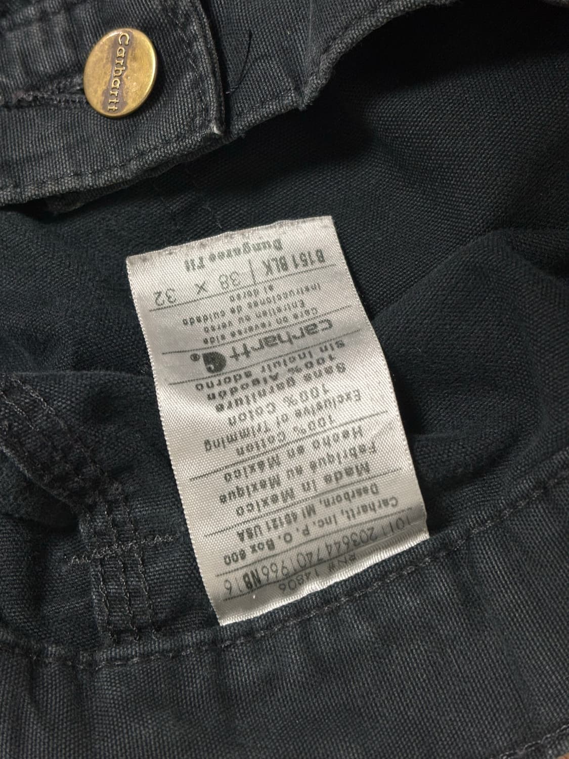 칼하트 싱글니 38/32 상품이미지3