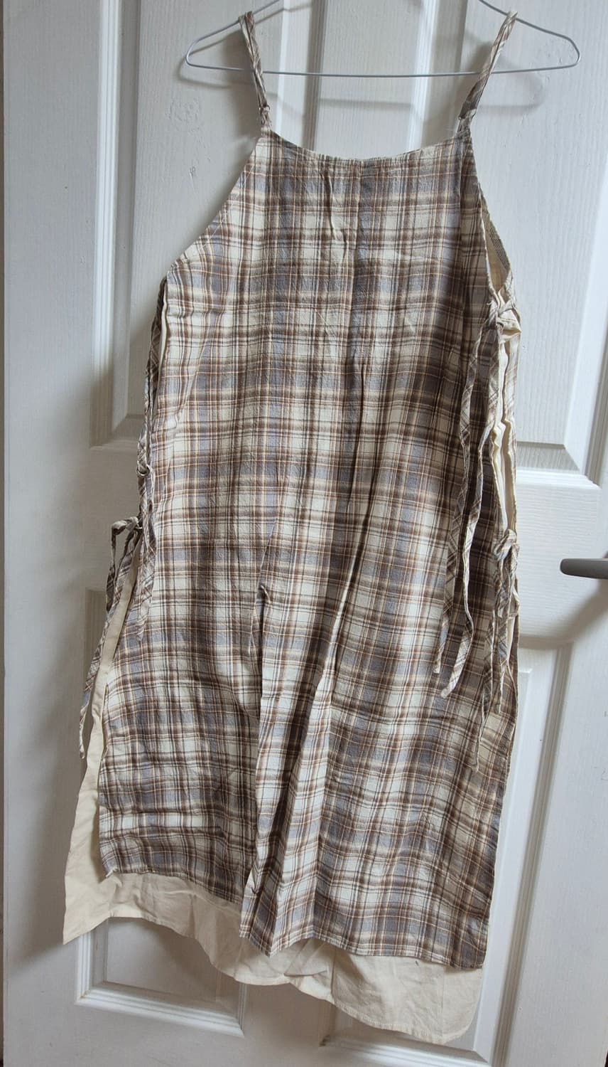 때때때 영서 착용! 빈블 체크 롱 레이어드 스커트 상품이미지4