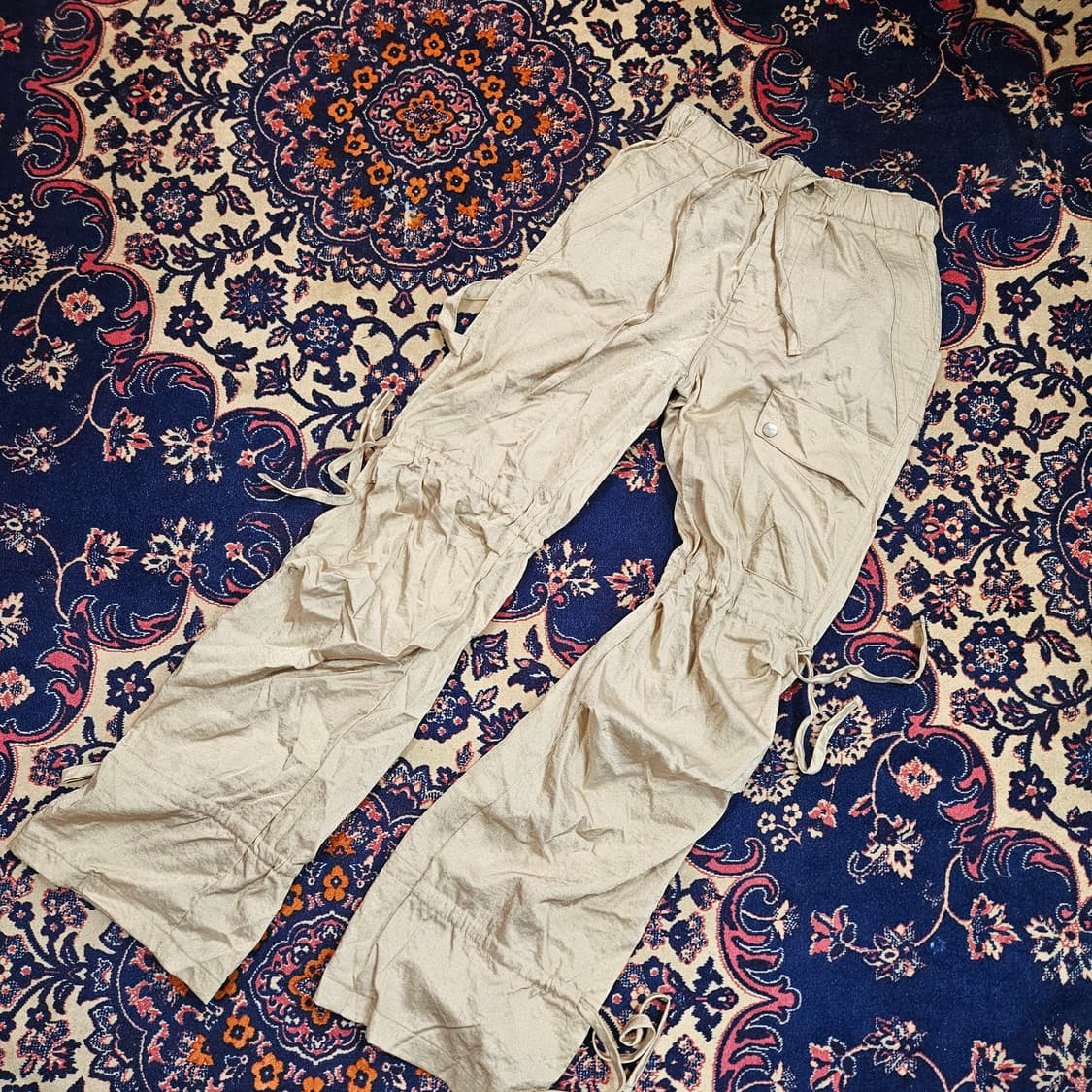 데비어퍼 시아 샤이닝 스트렙 밴딩 팬츠 1 size 상품이미지1