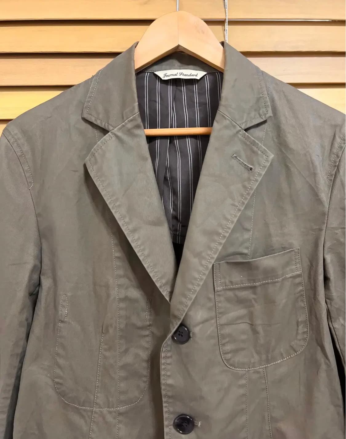 저널스탠다드 남성 브라운 코튼자켓 M 상품이미지1