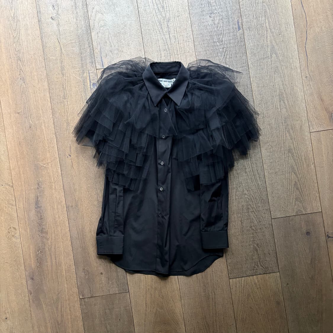 Layer Volume Tulle Blouse 상품이미지1