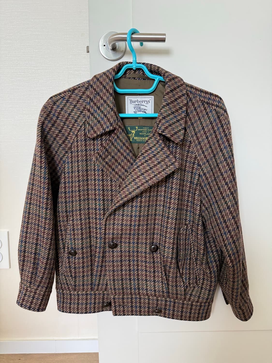 버버리 스코틀랜드 체크 자켓 s (44사이즈 추천) 상품이미지1