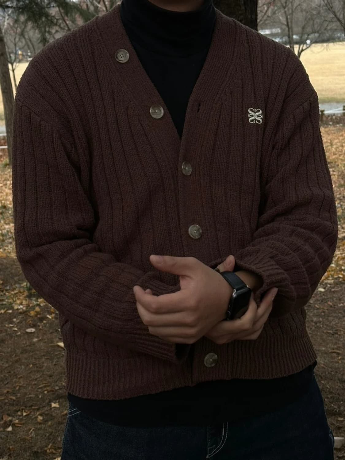 세터 23FW 파로 오버 사이즈 부클 가디건 PN8910 상품이미지2