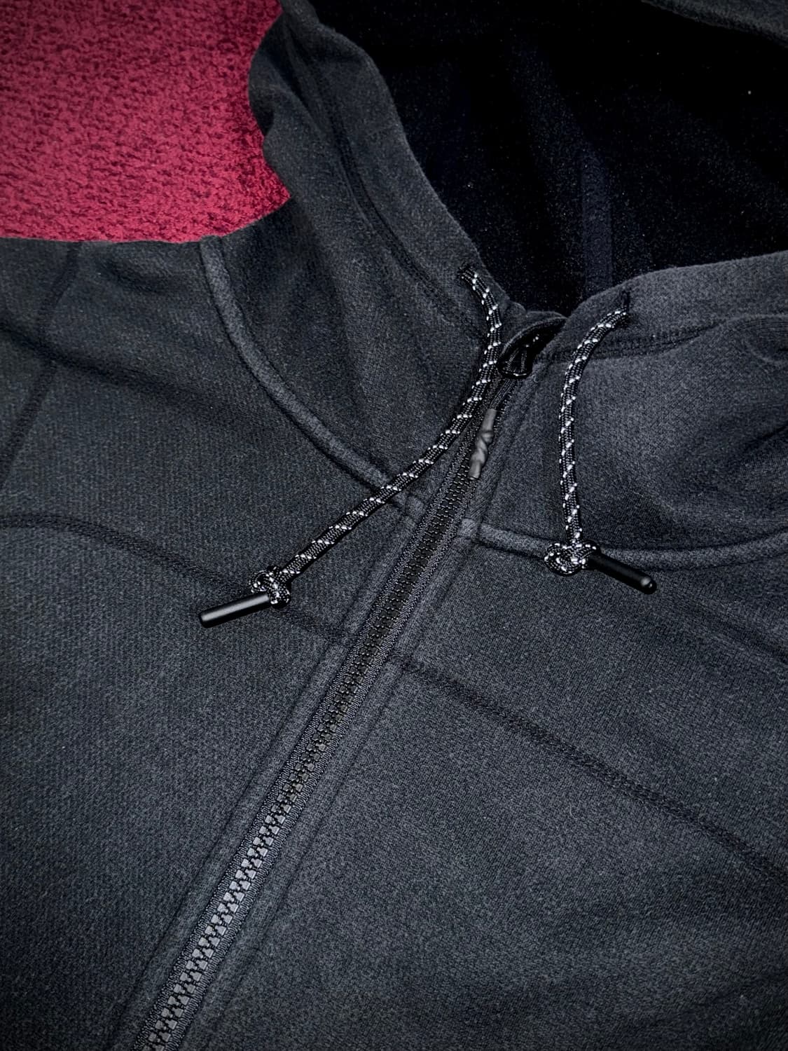 스파이더 블랙 후드 집업 XL 상품이미지3