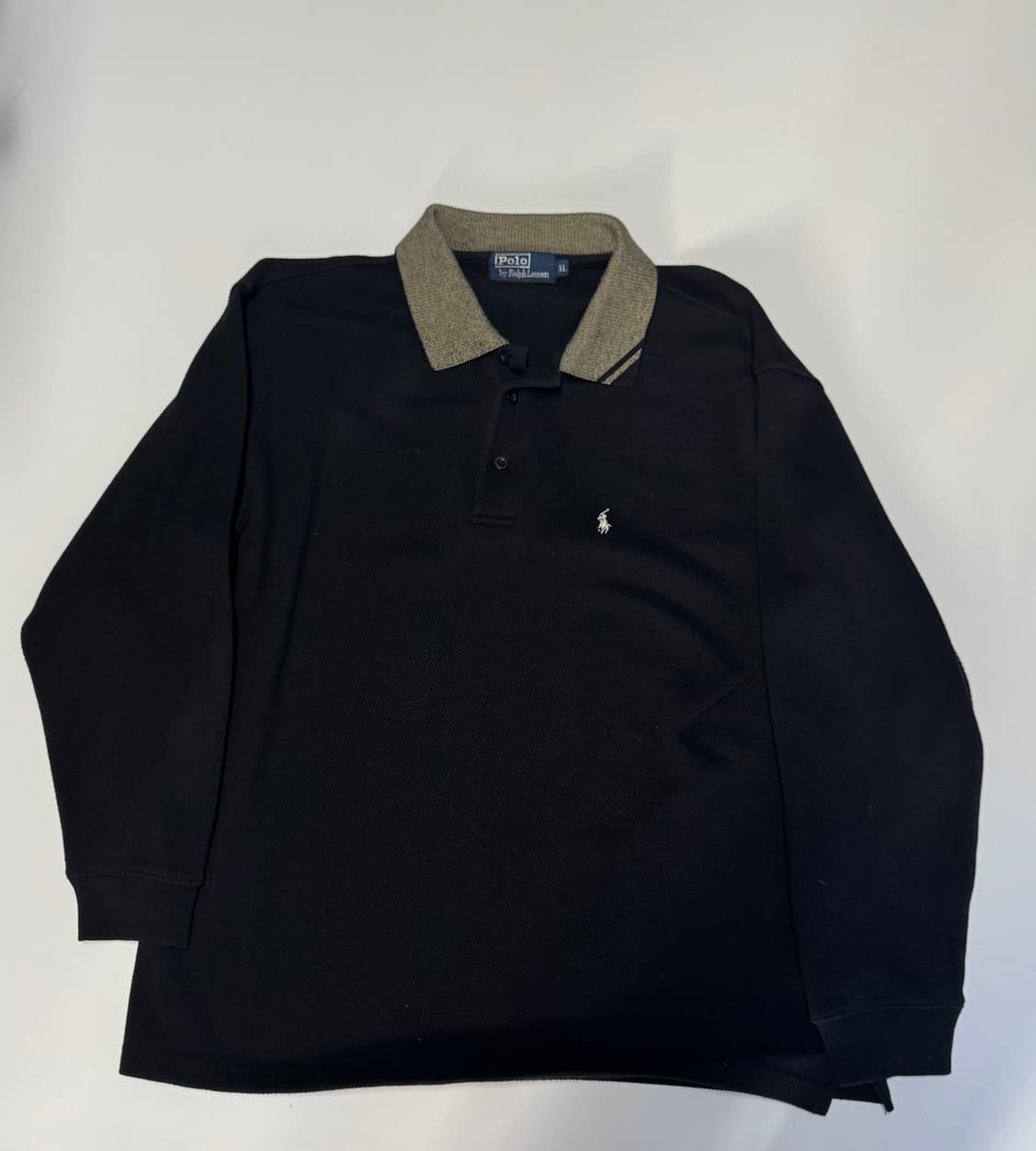 희귀!! 폴로 랄프로렌 홀리오 럭비 카라티 L 블랙 상품이미지1