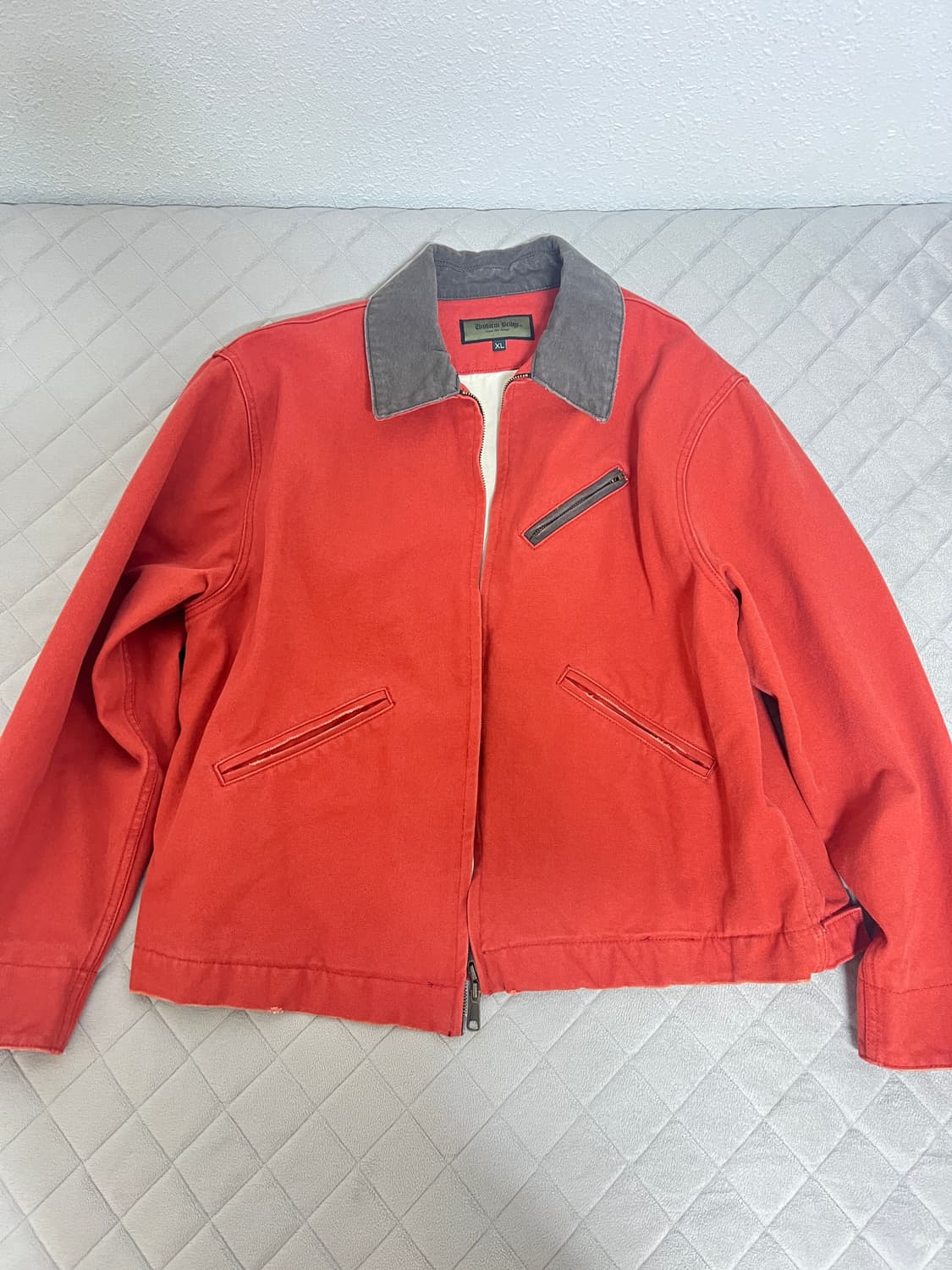 유니폼브릿지 워크 자켓 레드 xl 상품이미지2