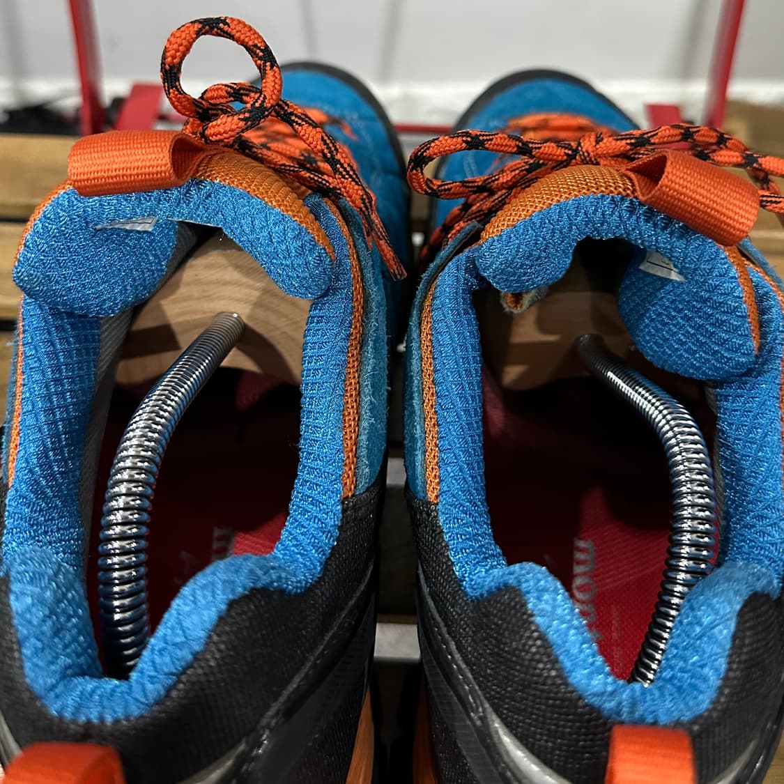 280) 몽벨 트레킹화 남성 남자 등산화 블루 상품이미지5