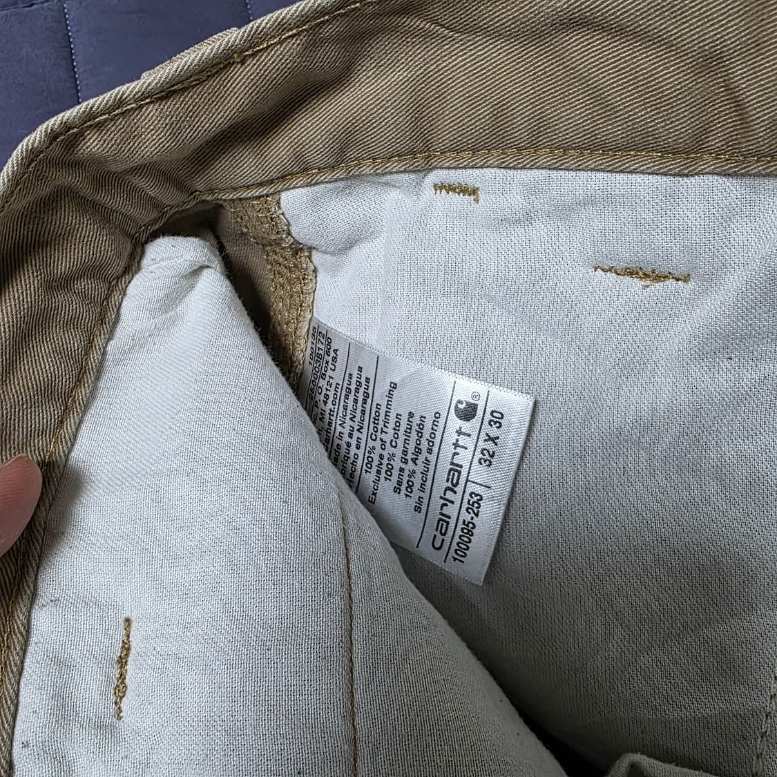 칼하트 치노 팬츠 상품이미지4