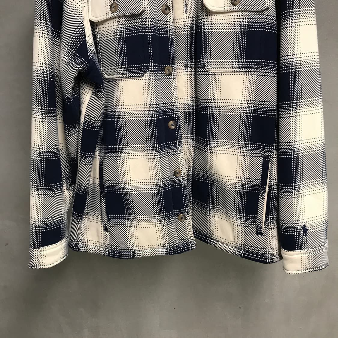 폴로 랄프로렌 체크 쉐르파 셔츠 L 상품이미지3