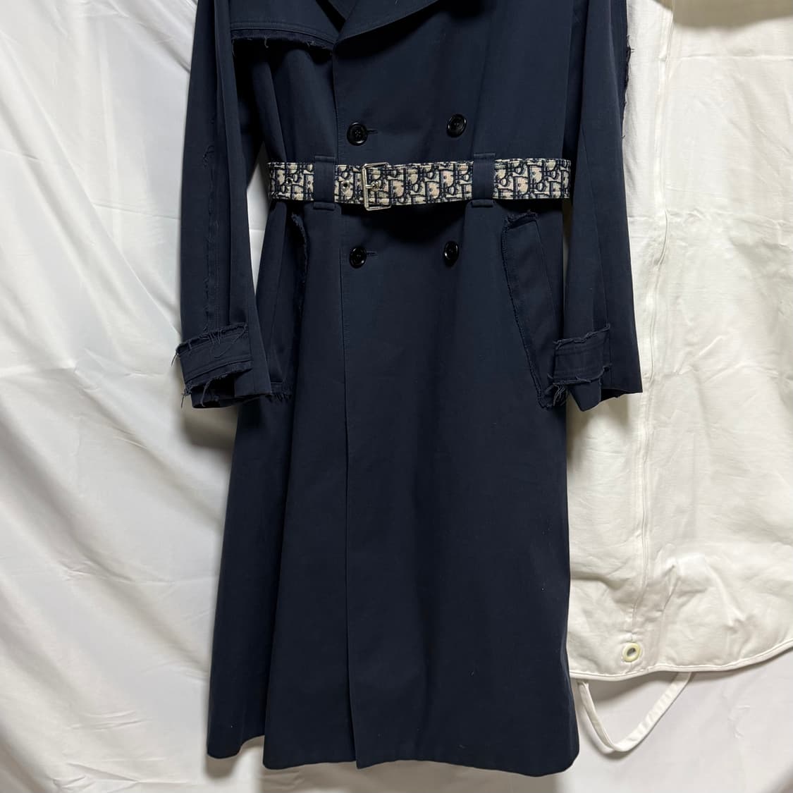 [S+급/46] 디올 오블리크 벨티드 디스트로이트 오버 코트 상품이미지3