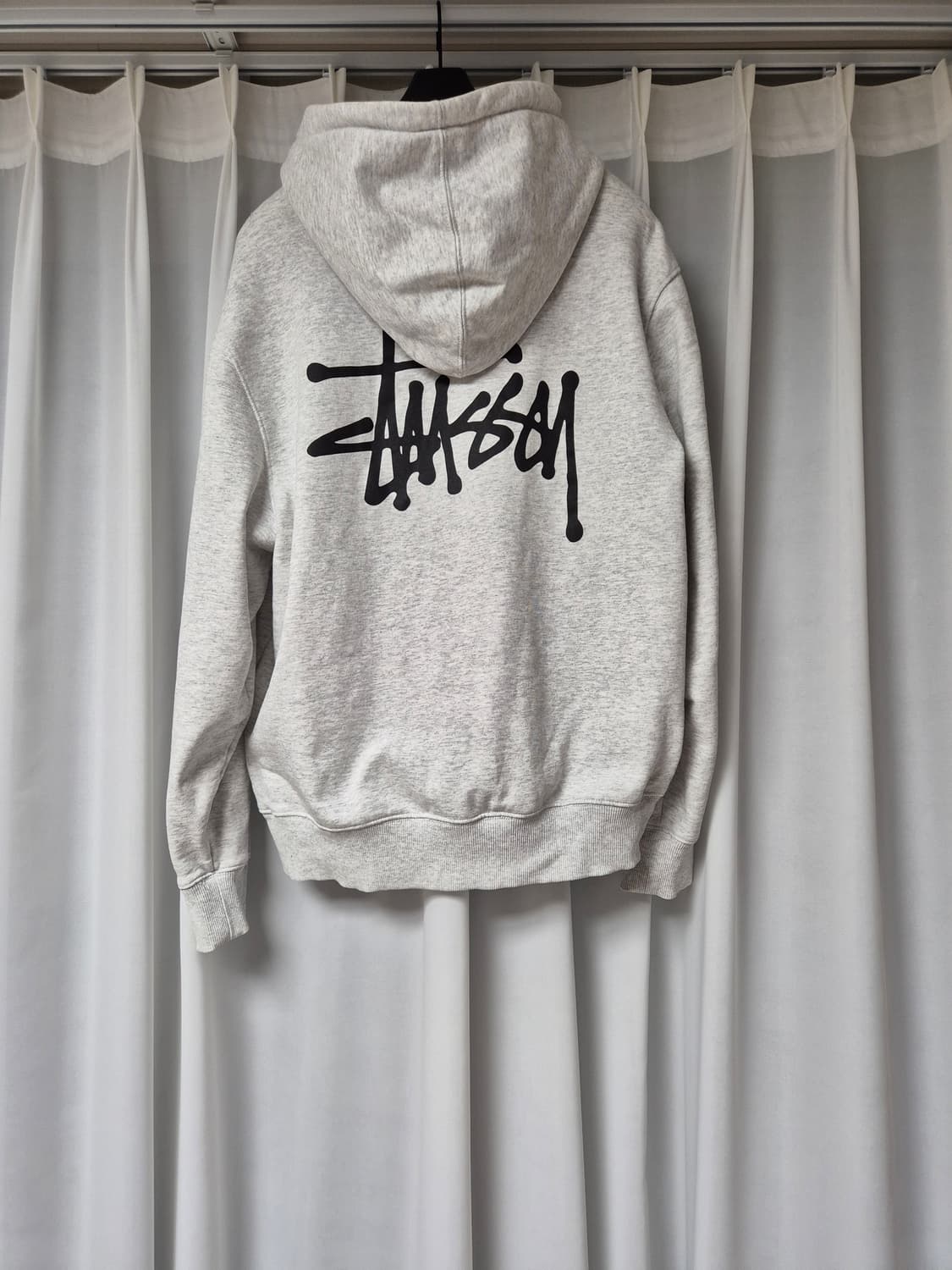 [L] 스투시 베이직 후드 애쉬 헤더 2021 상품이미지3