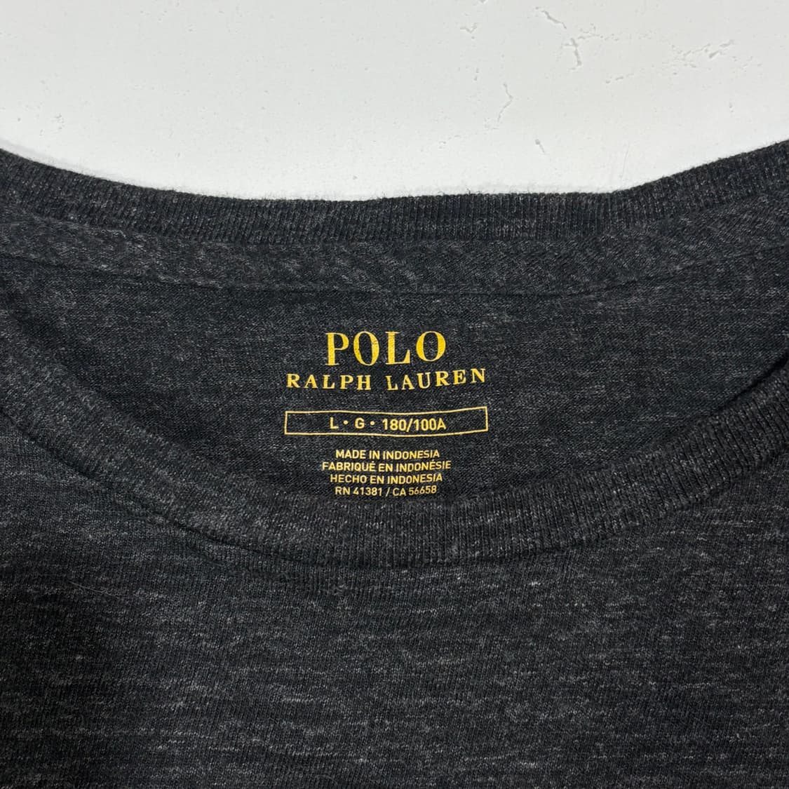 폴로 랄프로렌 차콜 롱슬리브 상품이미지3