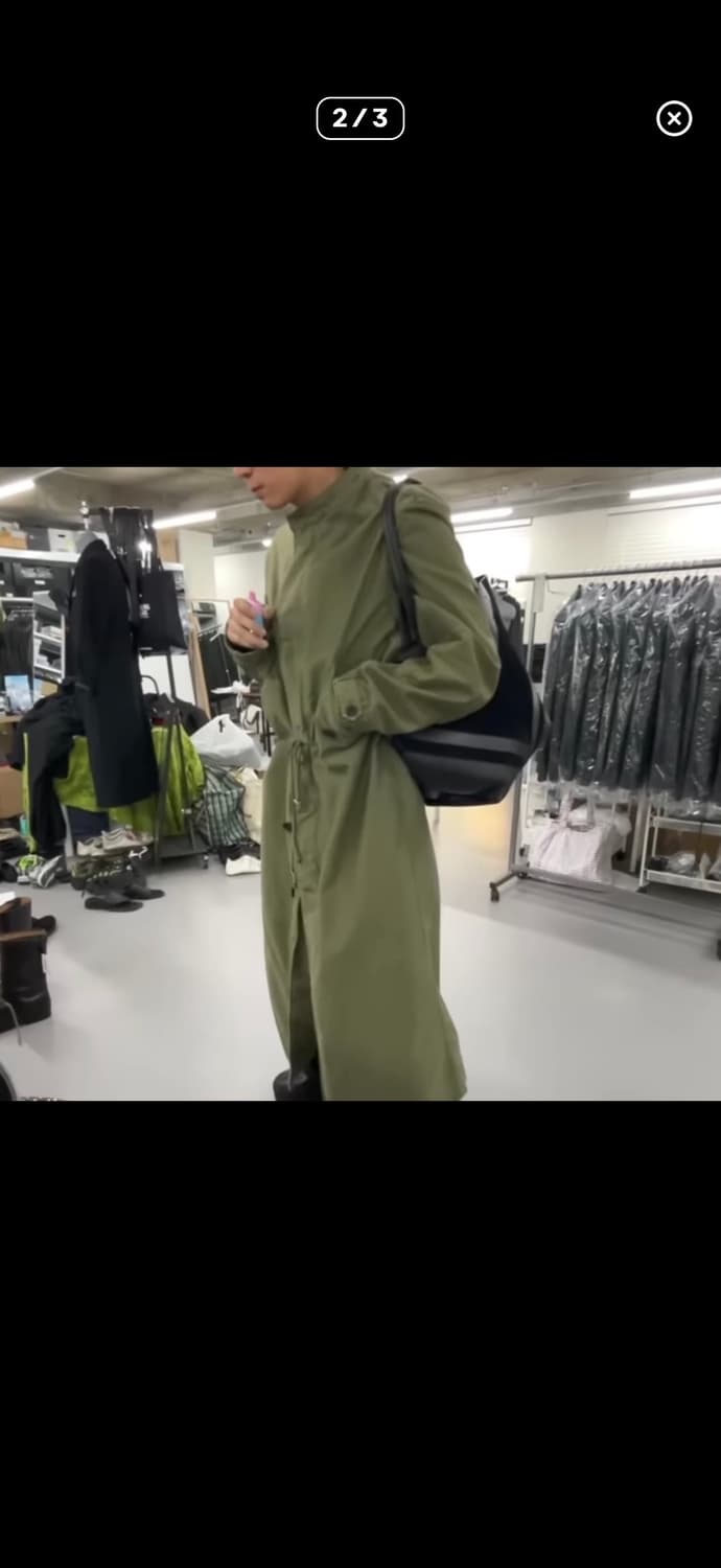 프라다 롱 후드 야상 상품이미지2