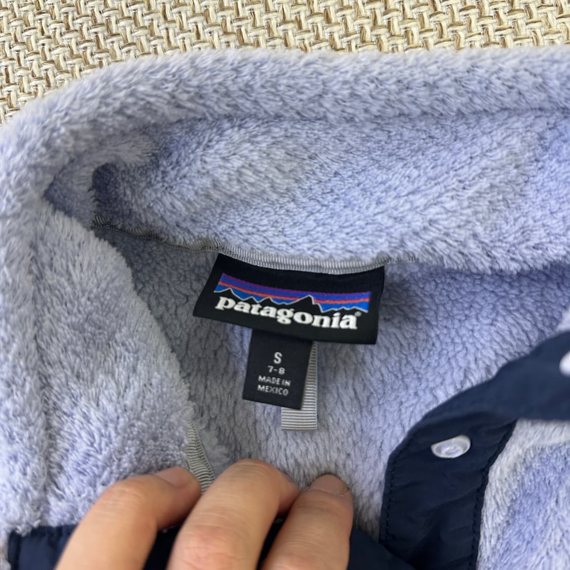 S 파타고니아 키즈 후리스 풀오버 0331D 상품이미지3