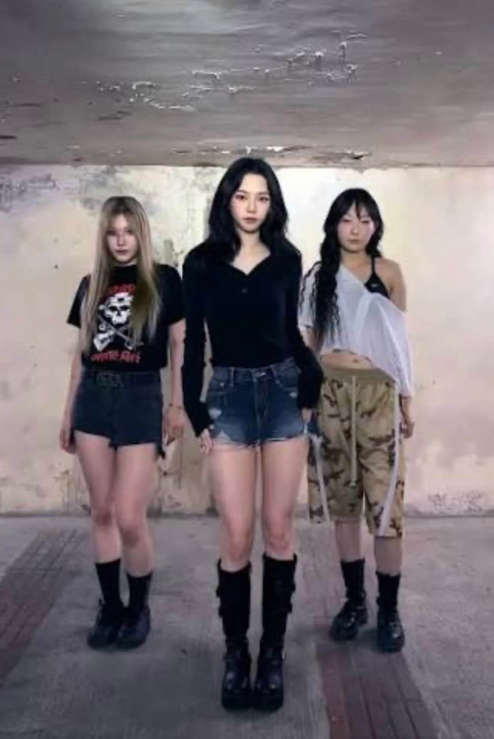 카리나 바지 찢청 반바지 청바지 핫팬츠 상품이미지1