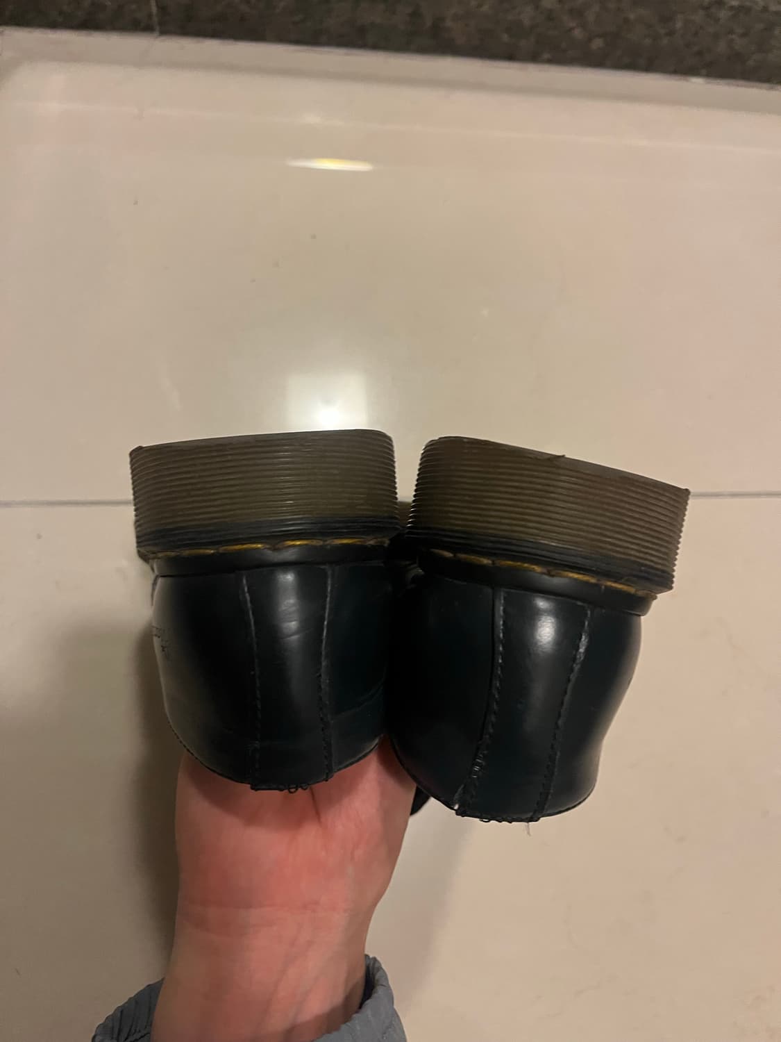 (39size) 닥터마틴 3홀 더비 블루 상품이미지4