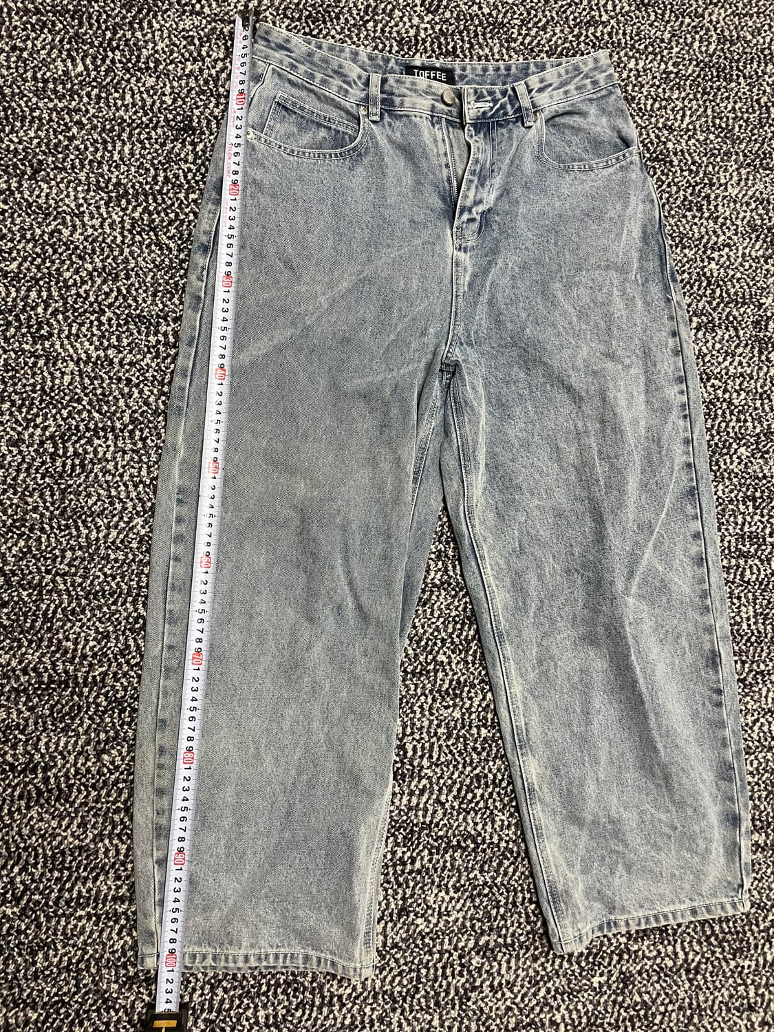 색깔이쁜 TOFFEE 데님 팬츠 L 상품이미지5