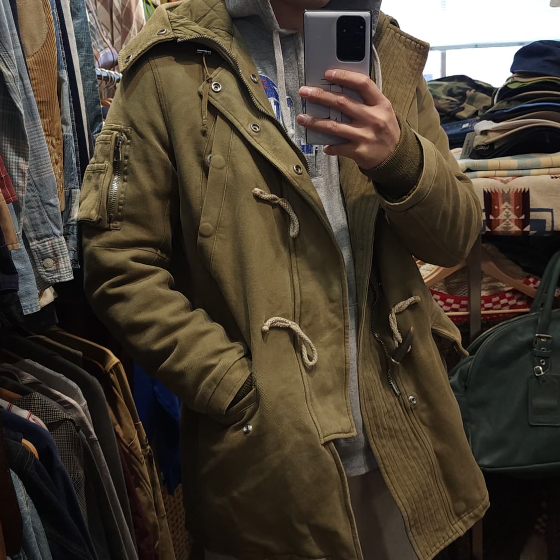 발망 라쿤 11fw n3b 더플코트 발망 데카르넹 M 상품이미지10