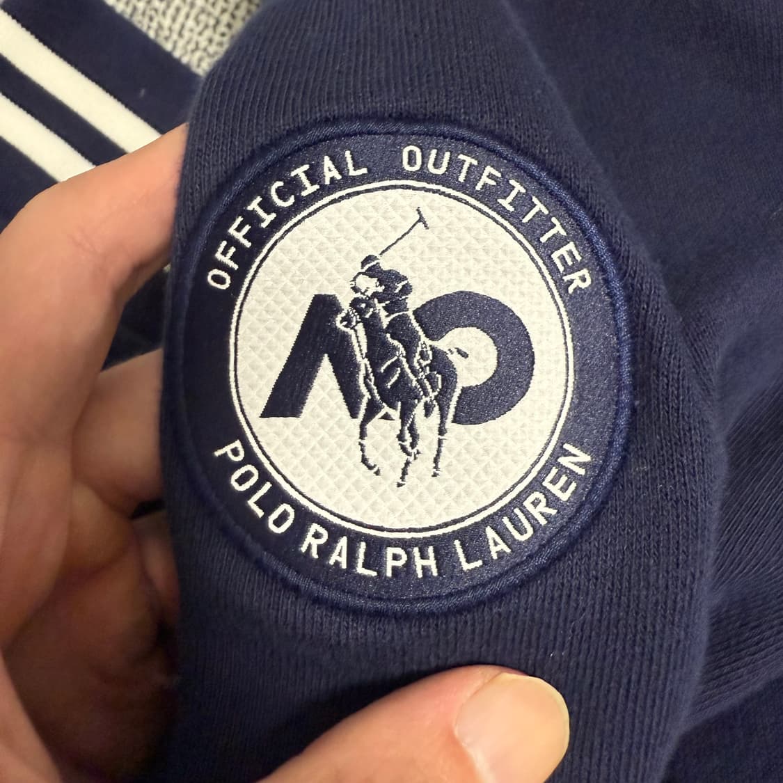 폴로 호주 오픈 플리스 베이스볼 자켓 L 네이비 상품이미지3