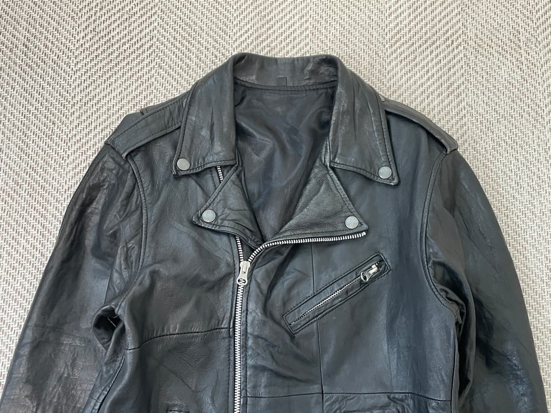 빈티지 더블 라이더 레더 재킷 J03926 상품이미지4
