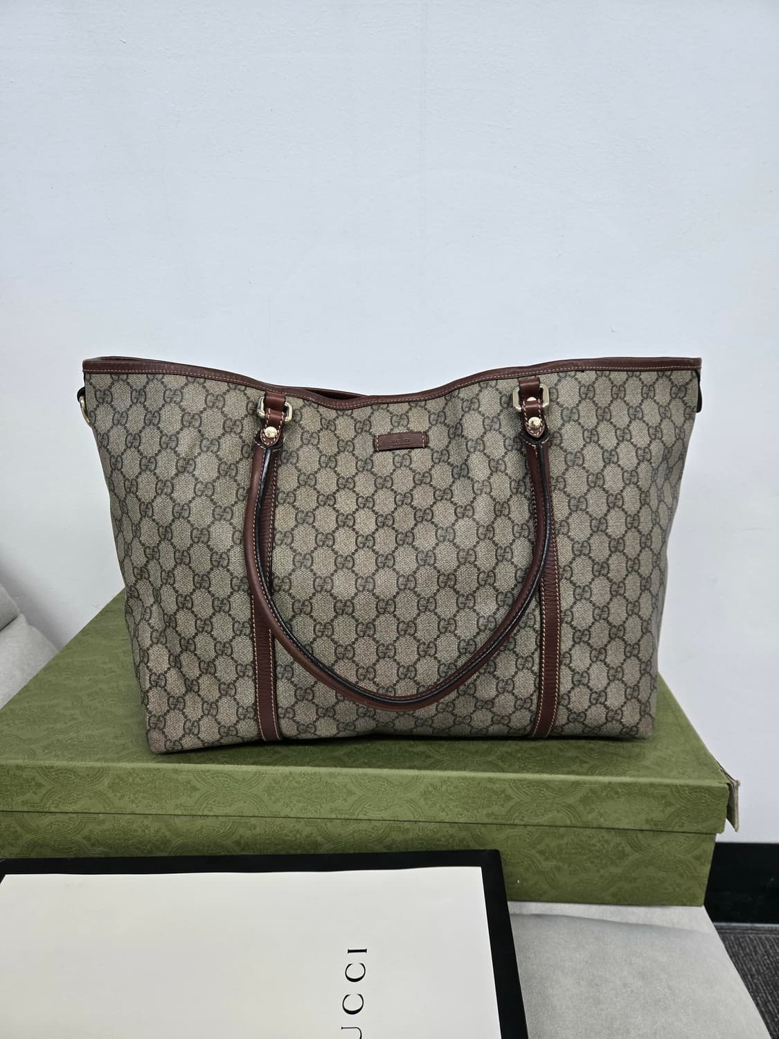 [보증서 정품]구찌 시그니처 토트백 상품이미지6