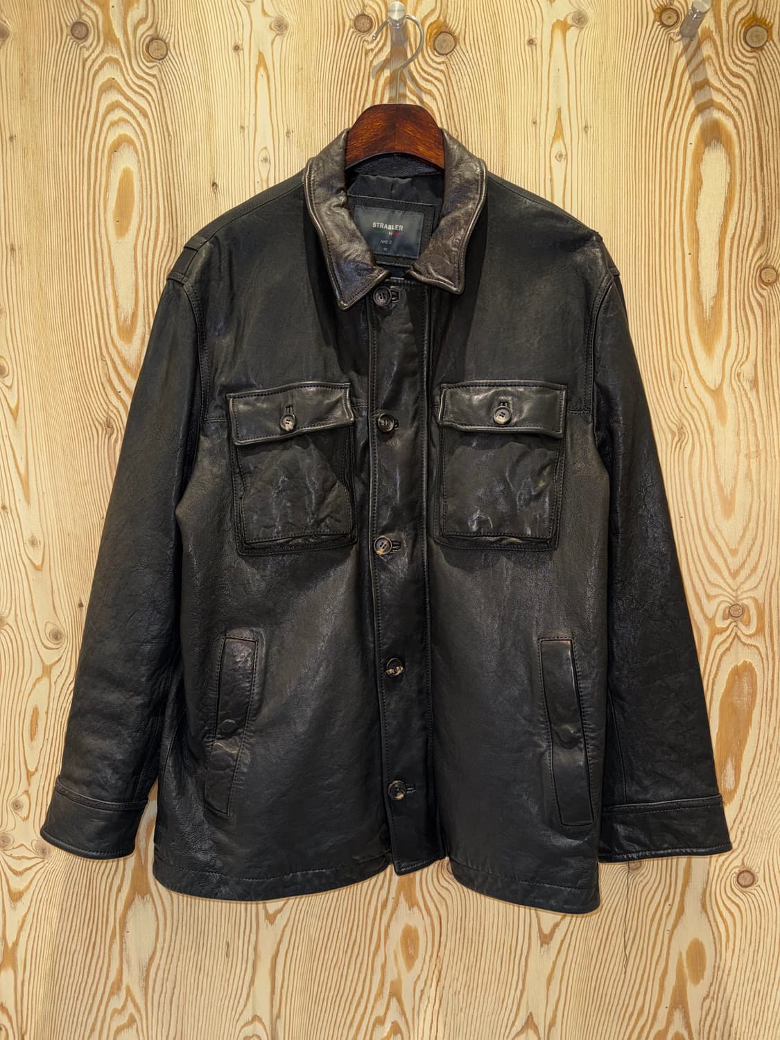 Stra Bler 가죽 자켓 상품이미지1