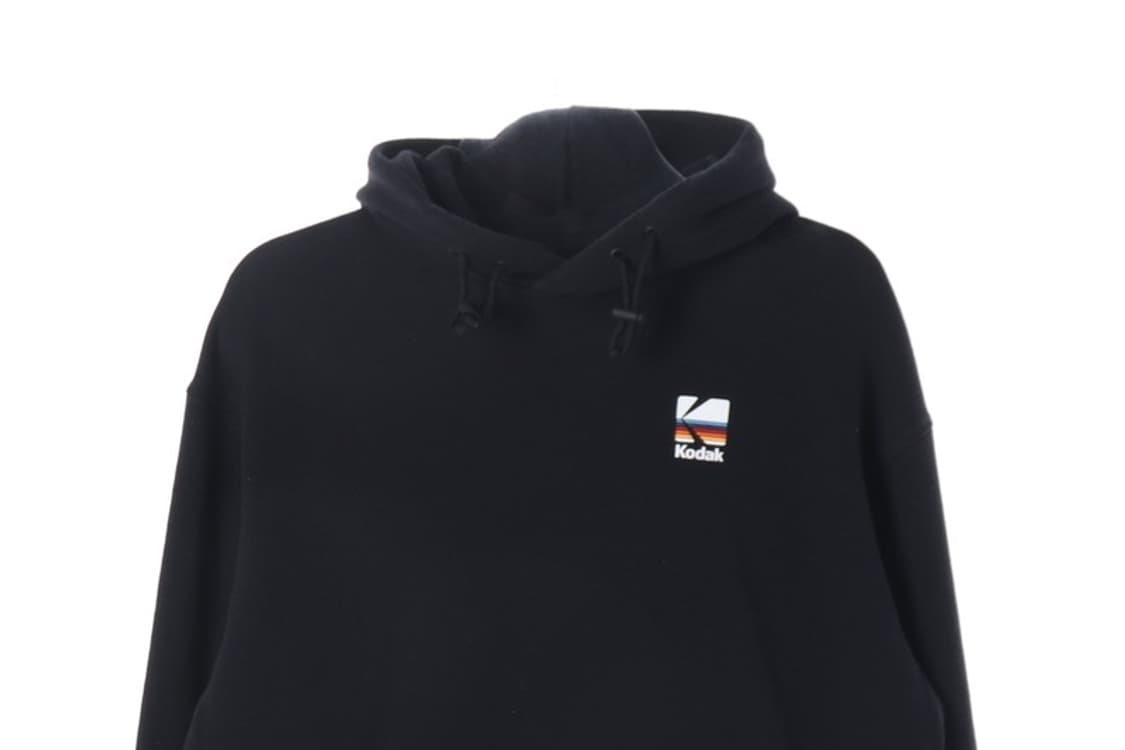 코닥 레인보우 빅로고 후드티 블랙 S 상품이미지3