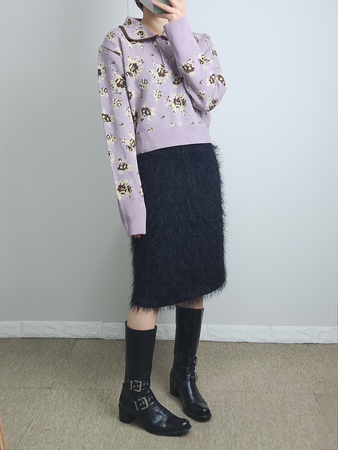 버클 미들 부츠(235~240mm) 상품이미지5