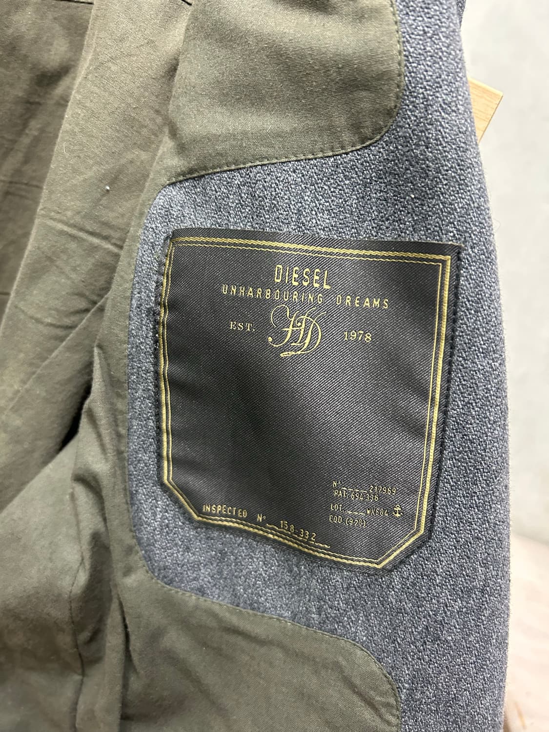 DIESEL 디젤 남성 블레이저 M 사이즈 95 상품이미지5