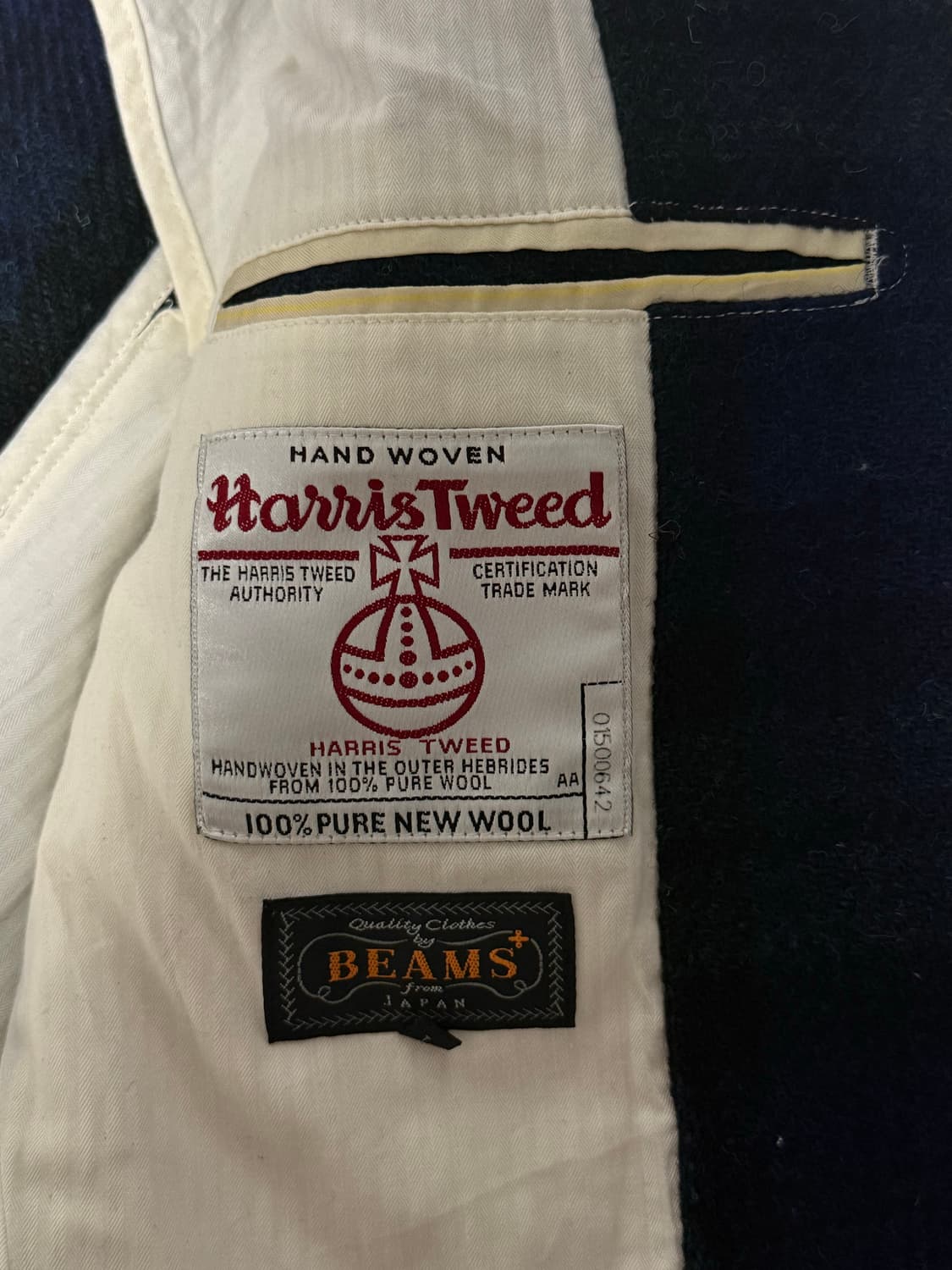 빔즈x헤리스 트위드 자켓 상품이미지5