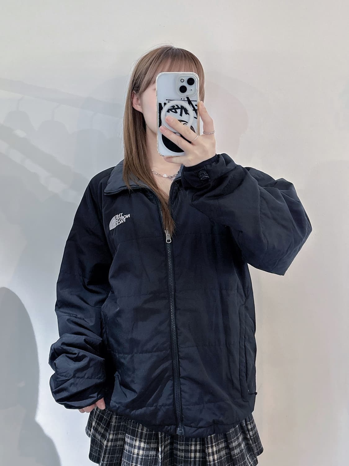 노스페이스 블랙 다운 경량 패딩 상품이미지1