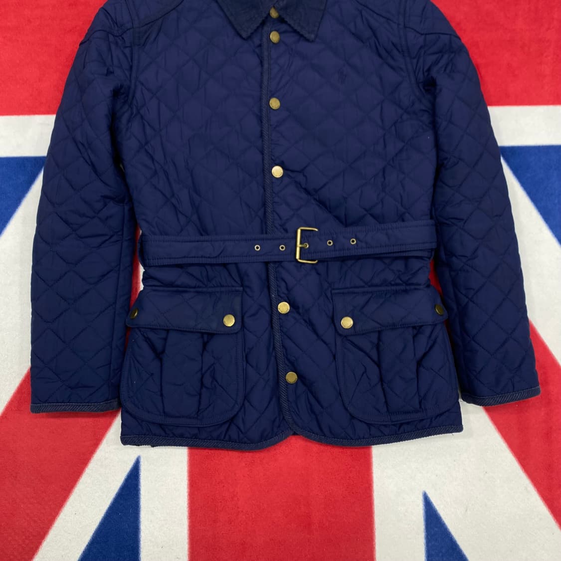 폴로 퀼팅자켓 실측 여성44 상품이미지3