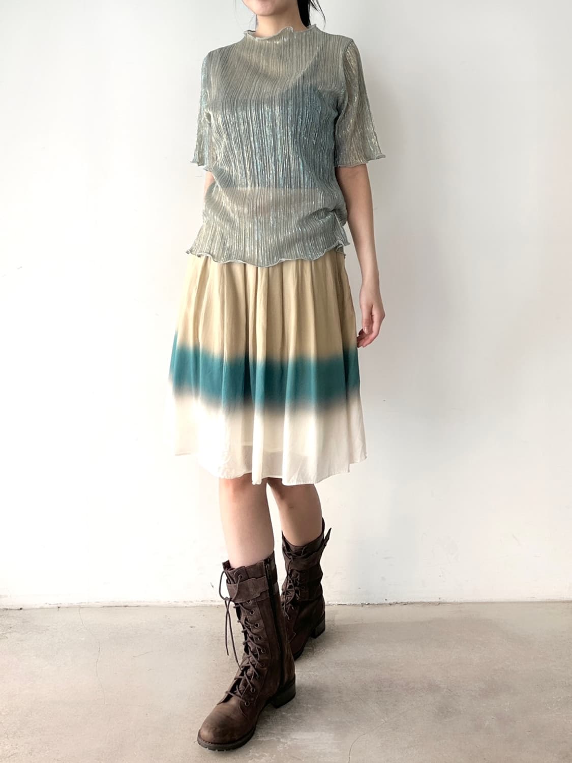 Sand gradation ocean skirt 상품이미지6